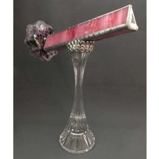 P37 Crystal Base - Pink Glass