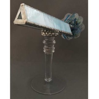 Crystal Base - Sky Blue Glass