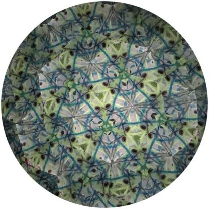 Milk Glass - Marbleized Green Glass - Image 2