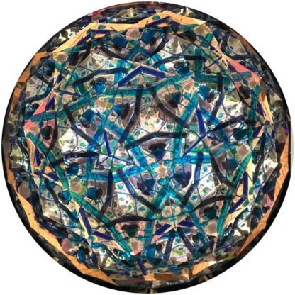 Blue Willow-ware - Variegated Blue Glass - Image 5