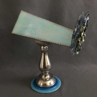 P102 Iridized Light Turquoise - Silver Base