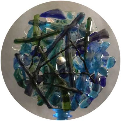 P105 Stringed Turquoise Glass - Image 2