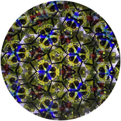 P108 Marbleized Reds - Pressed Glass Base - Image 3