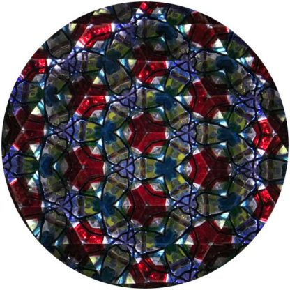 P73 Iridized Cream Glass - Hand Thrown Ceramic Base - Image 4