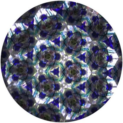 P73 Iridized Cream Glass - Hand Thrown Ceramic Base - Image 5