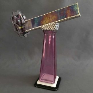 P81 Iridized Purple Glass