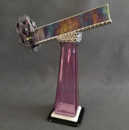 P81 Iridized Purple Glass
