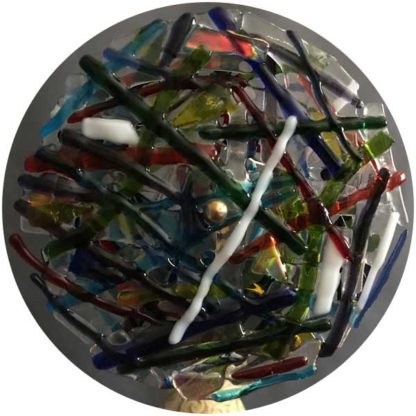 P99 Victorian Style Base - Marbleized Caramel Glass - Image 2