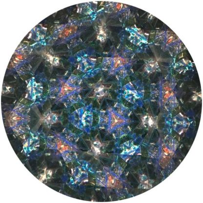 P110 Pressed Glass Base - Bright Turquoise Glass - Image 4
