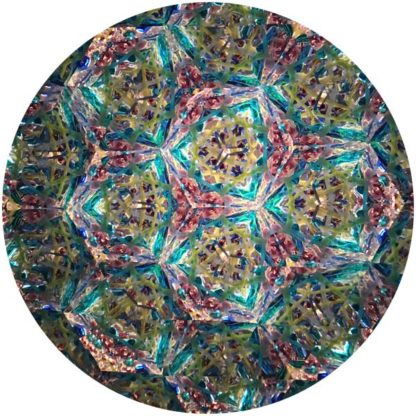 P131 Pressed Glass Base - Pale Gray Glass - Image 4